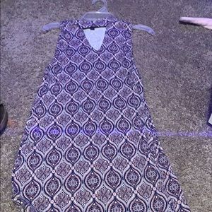 no sleeve dress with cut out neck line
